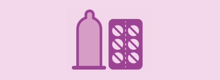 Icon depicting contraception