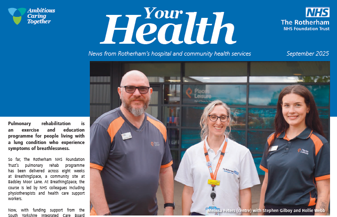 Front cover of Your Health with three people smiling