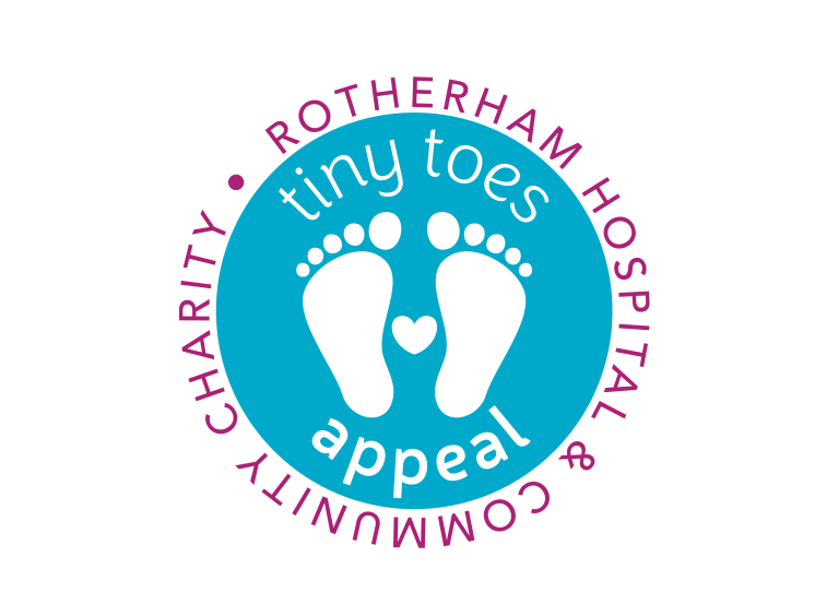 Rotherham Hospital and Community Charity Tiny Toes appeal logo