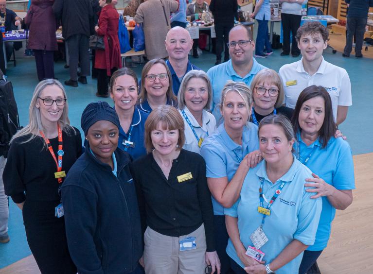 Members of staff who work at BreathingSpace looking at the camera