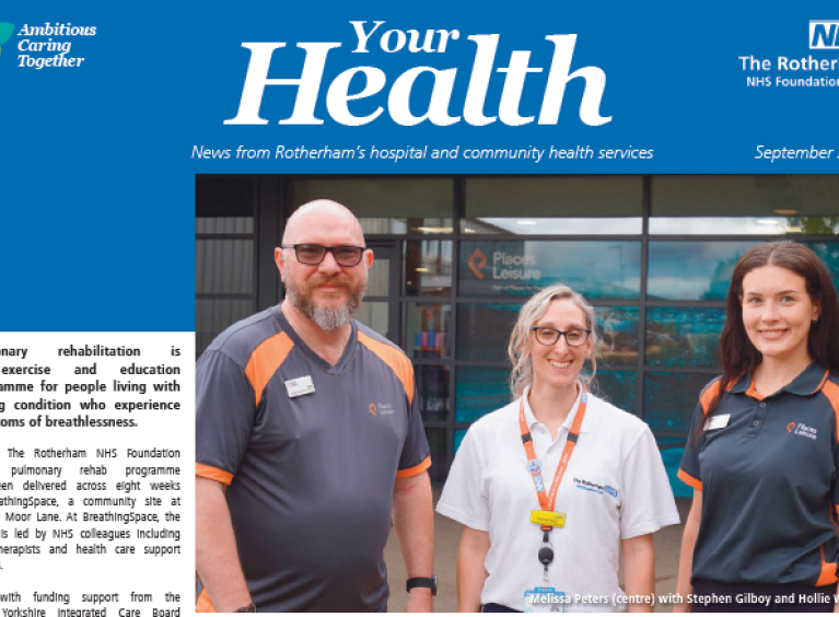 Front cover of Your Health with three people smiling