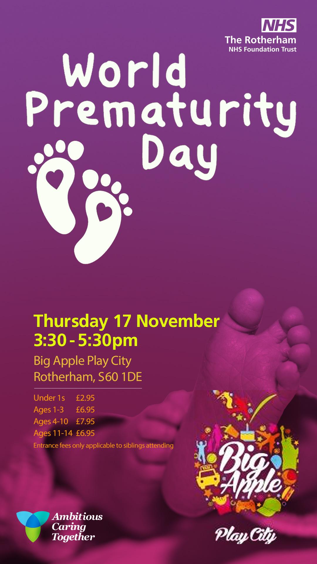 World Prematurity Day 2022 Event Poster