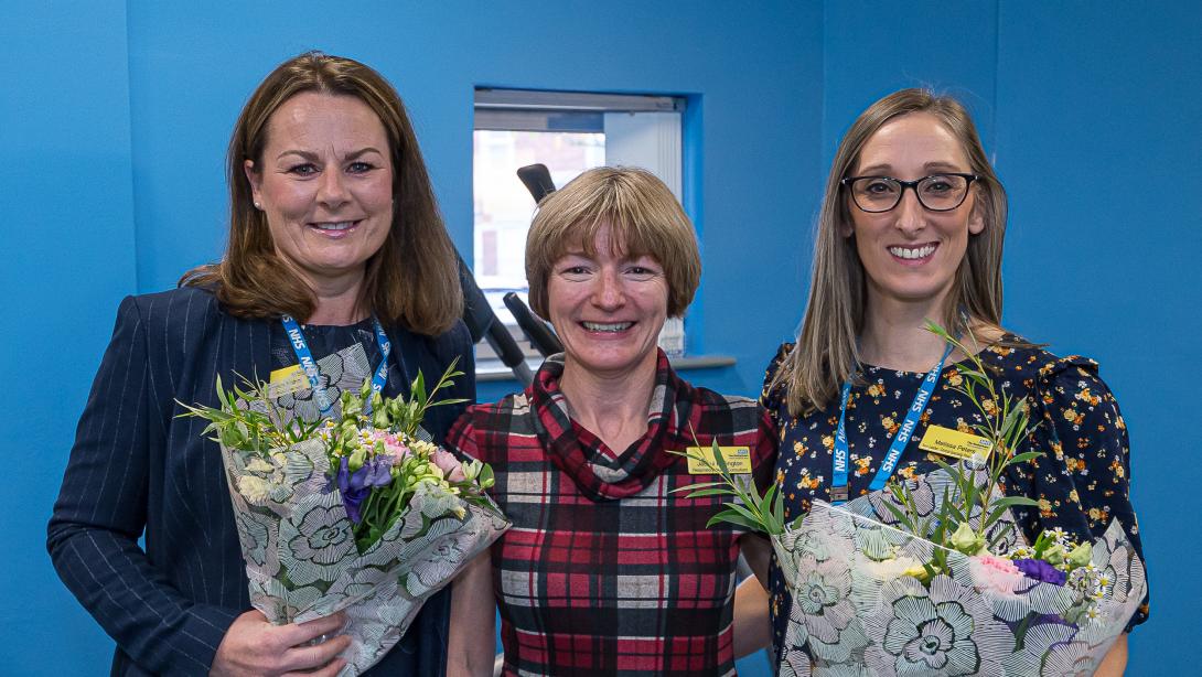 Penny Fisher, Jacqui Pollington and Melissa Peters at the BreathingSpace COPD Event Nov 2022