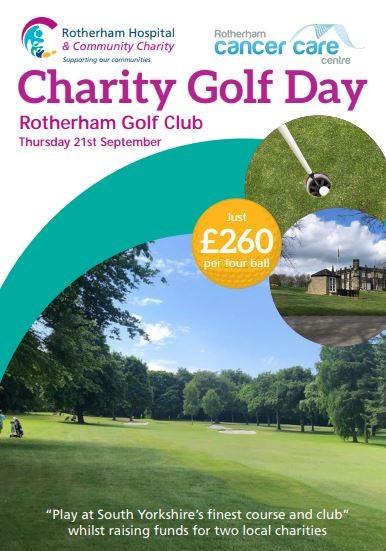 Charity golf day. Thursday 21 September 2023