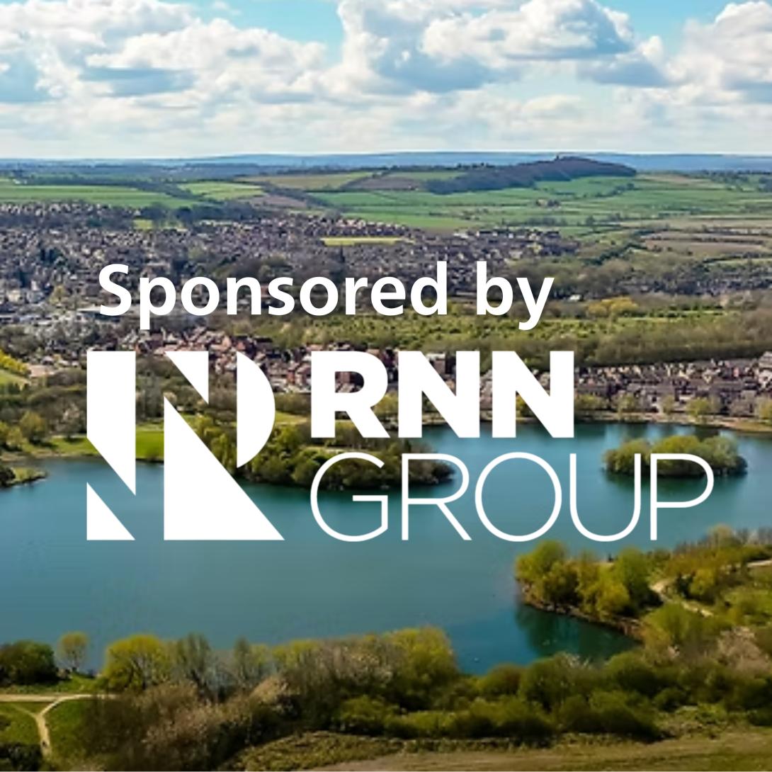 An image of Manvers Lake with the words 'Sponsored by RNN Group'